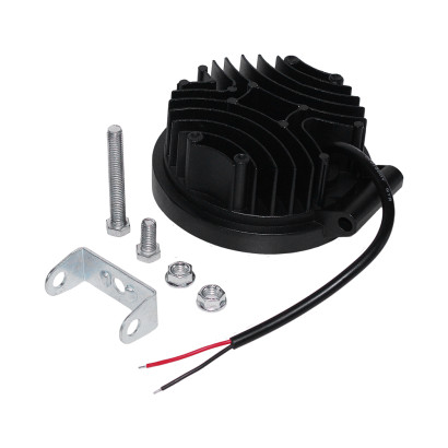 KS-WR009F-BG Фара противотуманная OFF-Road (Круглая,9 диодов, рассеиваемый свет) 12/24V 27W (115х55х130)