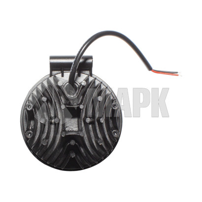 KS-WR014F-CH Фара противотуманная OFF-Road (Круглая,14 диодов, рассеиваемый свет) 12/24V 27W (115х55х130)